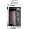 VERBATIM MULTIPORT USB-C 3.1, 3X USB 3.0, HDMI 4K, RJ45, SD/MICRO SD 49142