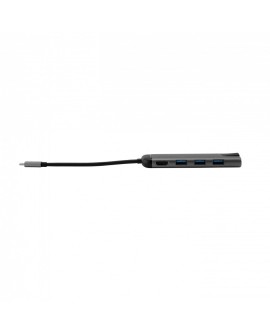 VERBATIM MULTIPORT USB-C 3.1, 3X USB 3.0, HDMI 4K, RJ45, SD/MICRO SD 49142