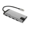 VERBATIM MULTIPORT USB-C 3.1, 3X USB 3.0, HDMI 4K, RJ45, SD/MICRO SD 49142