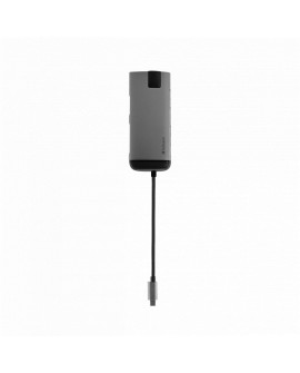 VERBATIM MULTIPORT USB-C 3.1, 3X USB 3.0, HDMI 4K, RJ45, SD/MICRO SD 49142