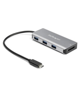 StarTech.com HB31C3ASDMB stacja dokująca USB 3.2 Gen 2 (3.1 Gen 2) Type-C Czarny, Szary