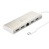 j5create JCD381 USB 3.2 Gen 1 (3.1 Gen 1) Type-C Beżowy, Biały
