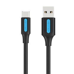 Kabel USB 2.0 A do USB-C 3A Vention COKBH 2m Czarny