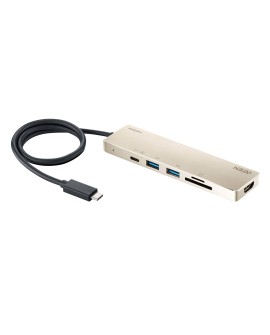 Aten UH3239 USB-C Multiport Mini Dock with Power Pass-Through Aten USB-C Multiport Mini Dock with Power Pass-Through UH3239 Dock
