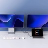 HYPER Dual 4K HDMI 10-in-1 USB-C Hub For M1/M2 MacBooks USB Type-C 104 Mbit/s Srebrny