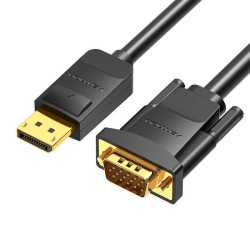 Kabel DisplayPort do VGA 1,5m Vention HBLBG (Czarny)