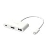 j5create JCA379EW-N huby i koncentratory USB Type-C 5000 Mbit/s Biały