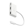 j5create JCA379EW-N huby i koncentratory USB Type-C 5000 Mbit/s Biały
