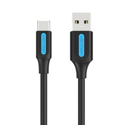 Kabel USB 2.0 A do USB-C 3A Vention COKBI 3m Czarny