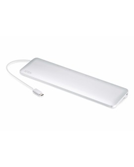 ATEN UH3234-AT stacja dokująca Przewodowa USB 3.2 Gen 1 (3.1 Gen 1) Type-C Srebrny