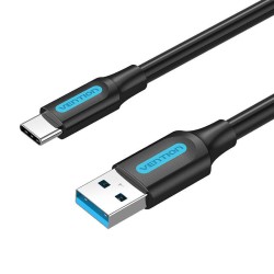 Kabel USB 3.0 A do USB-C Vention COZBF 1m czarny PVC