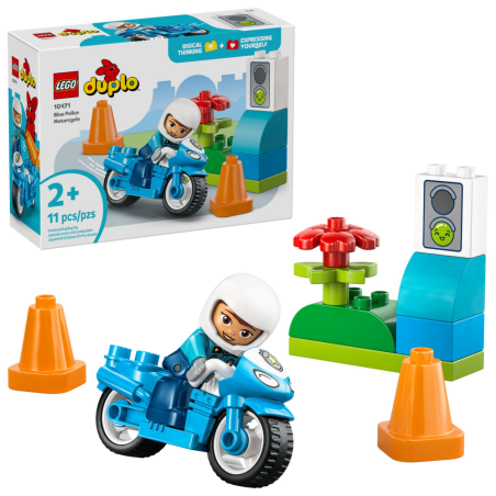 LEGO Duplo Niebieski motocykl policyjny 10471