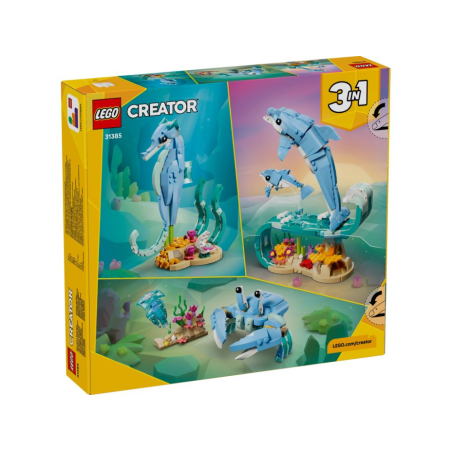 LEGO Creator 3w1 Zwierzęta morskie: piękny delfin 31385