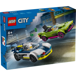 LEGO 60415 City - Pościg radiowozu za muscle carem