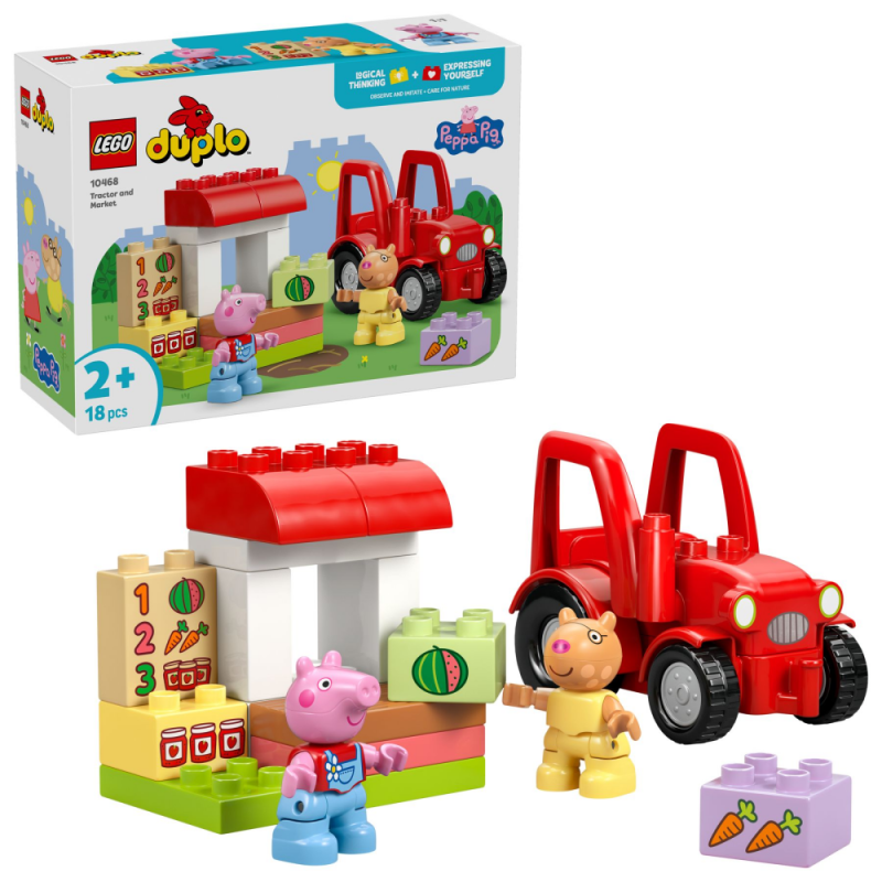 LEGO DUPLO Ciągnik i rynek 10468