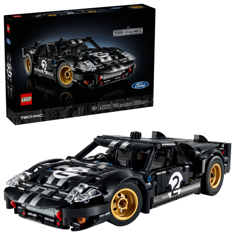 LEGO Technic Samochód wyścigowy 1966 Ford GT40 MKI 42223