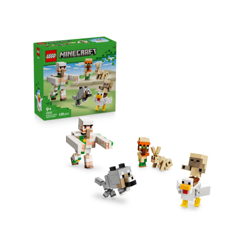 LEGO Minecraft Atak kurzego jeźdźca na pustyni 21592