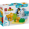 LEGO 10442 DUPLO - Rodziny dzikich zwierząt: pingwiny i lwy