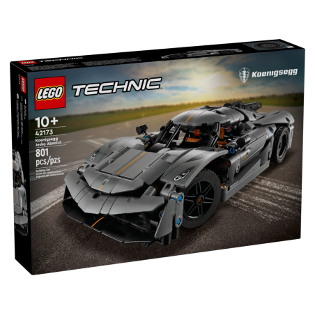LEGO 42173 Technic - Szary hipersamochód Koenigsegg Jesko Absolut