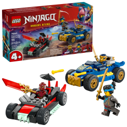 LEGO Ninjago Pojedynek wyścigowy Rogue kontra Drix 71840