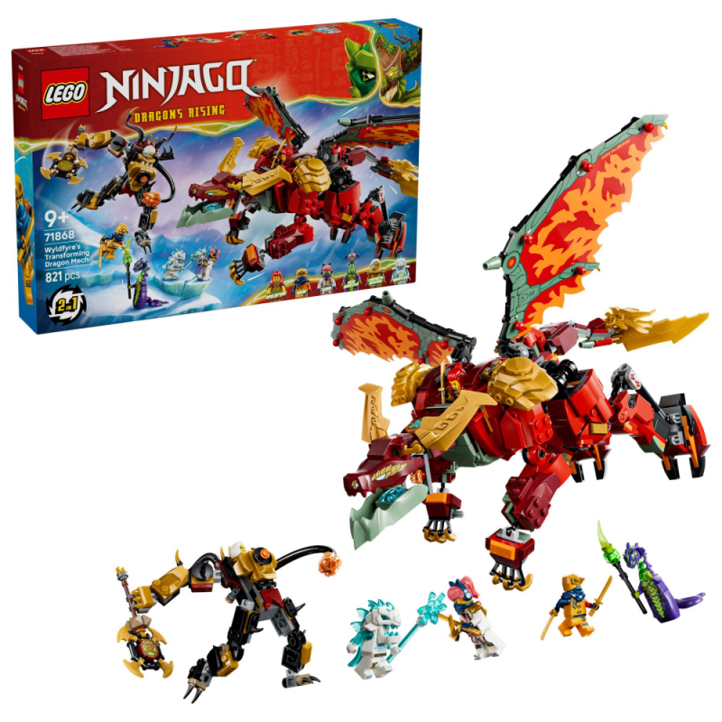 LEGO Ninjago Transformujący smoczy mech Wyldfyre 71868