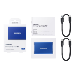 Dysk zewnętrzny SSD SAMSUNG T7 (1TB /Niebieski )