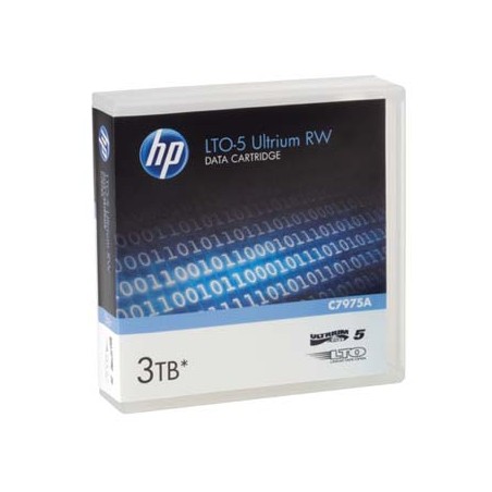 HP Ultrium RW LTO 5, 1100 (1,1 TB)/GB 3000 (3 TB)GB, labeled, jasnoniebieski, C7975AL, do archiwizacji danych