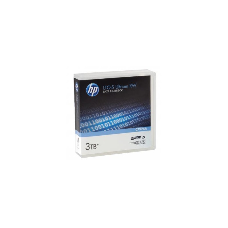 HP Ultrium RW LTO 5, 1100 (1,1 TB)/GB 3000 (3 TB)GB, jasnoniebieski, C7975A, do archiwizacji danych