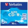 Verbatim CD-R, 43326, DataLife PLUS, 1-pack, 700MB, 52x, 80min., Crystal, jewel box, Cena za 1 szt
