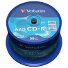 Verbatim CD-R, 43343, AZO Crystal, 50-pack, 700MB, 52x, 80min., 12cm, bez możliwości nadruku, spindle, do archiwizacji danych
