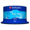 Verbatim CD-R, 43351, Extra Protection, 50-pack, 700MB, 52x, 80min., 12cm, bez możliwości nadruku, spindle, do archiwizacji dany