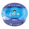 Verbatim CD-R, 43725, Extra Protection, 10-pack, 700MB, 52x, 80min., 12cm, bez możliwości nadruku, wrap, do archiwizacji danych