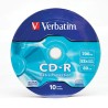 Verbatim CD-R, 43725, Extra Protection, 10-pack, 700MB, 52x, 80min., 12cm, bez możliwości nadruku, wrap, do archiwizacji danych