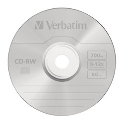 Verbatim CD-RW, 43148, SERL Scratch Resistant, 10-pack, 700MB, 12x, 80min., 12cm, bez możliwości nadruku, jewel box, do archiwiz