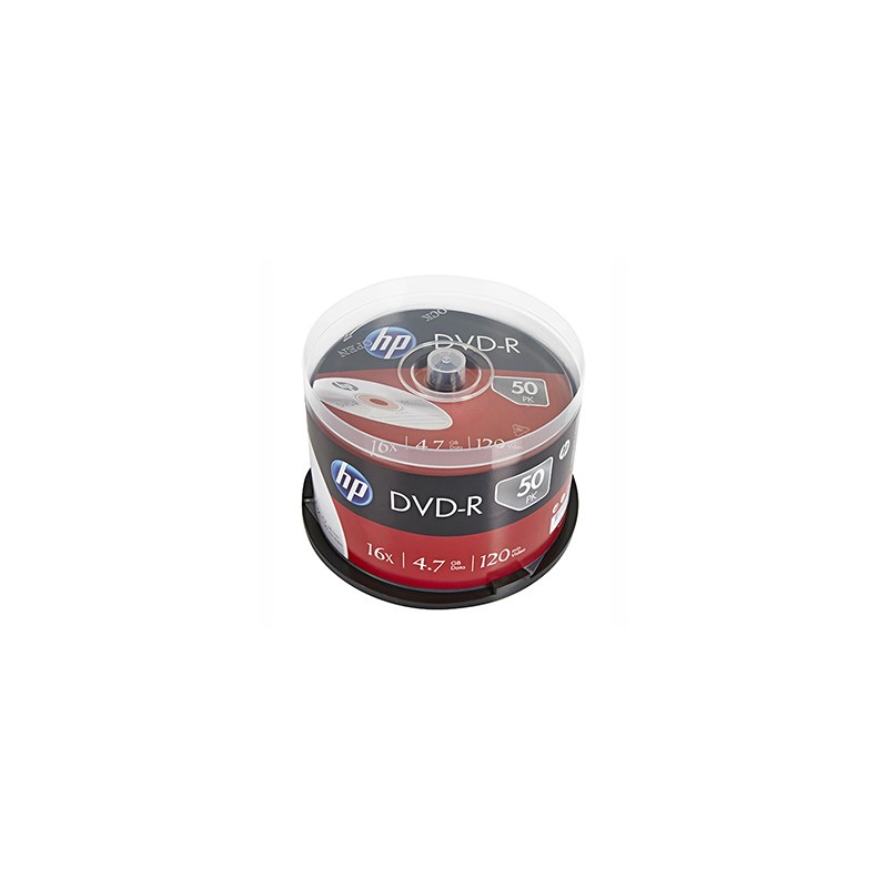 HP DVD-R, DME00025-3, 69316, 4.7GB, 16x, spindle, 50-pack, bez możliwości nadruku, 12cm, do archiwizacji danych