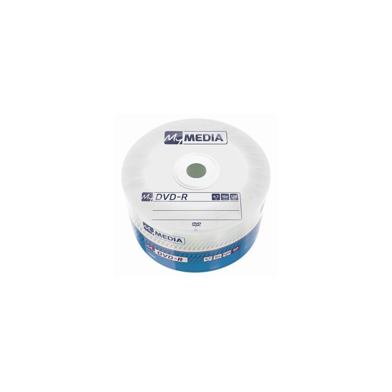 MyMedia DVD-R, 69200, 4.7GB, 16x, wrap, 50-pack, bez możliwości nadruku, 12cm, do archiwizacji danych