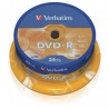 Verbatim DVD-R, Matt Silver, 43522, 4.7GB, 16x, cake box, 25-pack, bez możliwości nadruku, 12cm, do archiwizacji danych, EOL