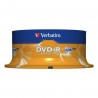Verbatim DVD-R, Matt Silver, 43522, 4.7GB, 16x, cake box, 25-pack, bez możliwości nadruku, 12cm, do archiwizacji danych, EOL
