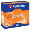 Verbatim DVD-R, DataLife PLUS, 43518, 4.7GB, 16x, jewel box, 1 KUS, Scratch Resistant, 12cm, General, Advanced Azo+, Matte Silve
