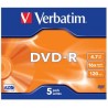 Verbatim DVD-R, DataLife PLUS, 43518, 4.7GB, 16x, jewel box, 1 KUS, Scratch Resistant, 12cm, General, Advanced Azo+, Matte Silve