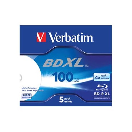 Verbatim BD-R XL, Hard Coat, jewel box, 43789, 4x, 5 szt., do archiwizacji danych