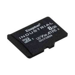 Kingston Karta pamięci Micro Secure Digital Card Industria, 8GB, micro SDHC, SDCIT2/8GBSP, UHS-I U3 (Class 10), V30, A1, karta p