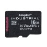 Kingston karta pamięci Industrial C10, 16GB, micro SDHC, SDCIT2/16GB, UHS-I U3 (Class 10), V30, A1, pSLC karta + adapter