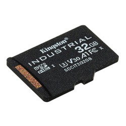 Kingston karta pamięci Industrial C10, 32GB, micro SDHC, SDCIT2/32GB, UHS-I U3 (Class 10), V30, A1, pSLC karta + adapter