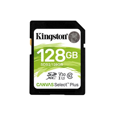 Kingston karta Canvas Select Plus, 128GB, SDXC, SDC2/128GB, UHS-I U3 (Class 10), A1