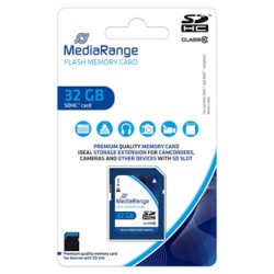 Mediarange Karta pamięci Secure Digital Card, 32GB, SDHC, MR964, UHS-I U1 (Class 10), SDHC, SDXC, EOL