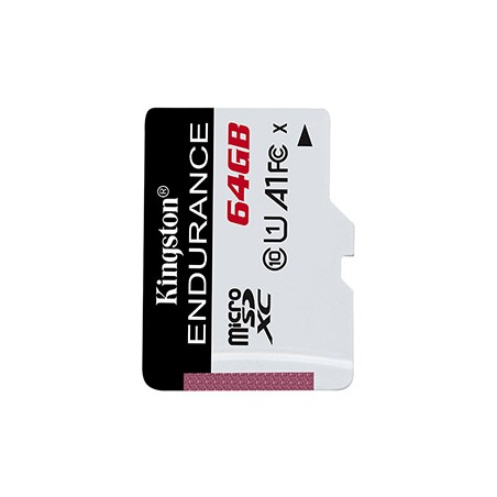 Kingston karta pamięci  High-Endurance, 64GB, micro SDHC, SDCE/64GB, UHS-I U1 (Class 10), A1