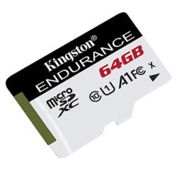 Kingston karta pamięci  High-Endurance, 64GB, micro SDHC, SDCE/64GB, UHS-I U1 (Class 10), A1