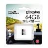 Kingston karta pamięci  High-Endurance, 64GB, micro SDHC, SDCE/64GB, UHS-I U1 (Class 10), A1