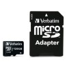 Verbatim Karta  pamięci Micro Secure Digital Card Premium, 128GB, micro SDXC, 44085, UHS-I U1 (Class 10), z adapterm